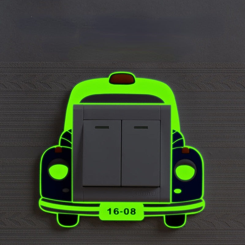 Frendorf | 3D Leuchtende Cartoon Tierschalterabdeckung