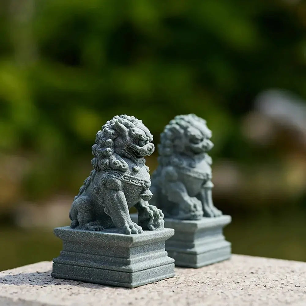 Frendorf | Foo Dog Statuen: Feng Shui Wächter für positive Energie