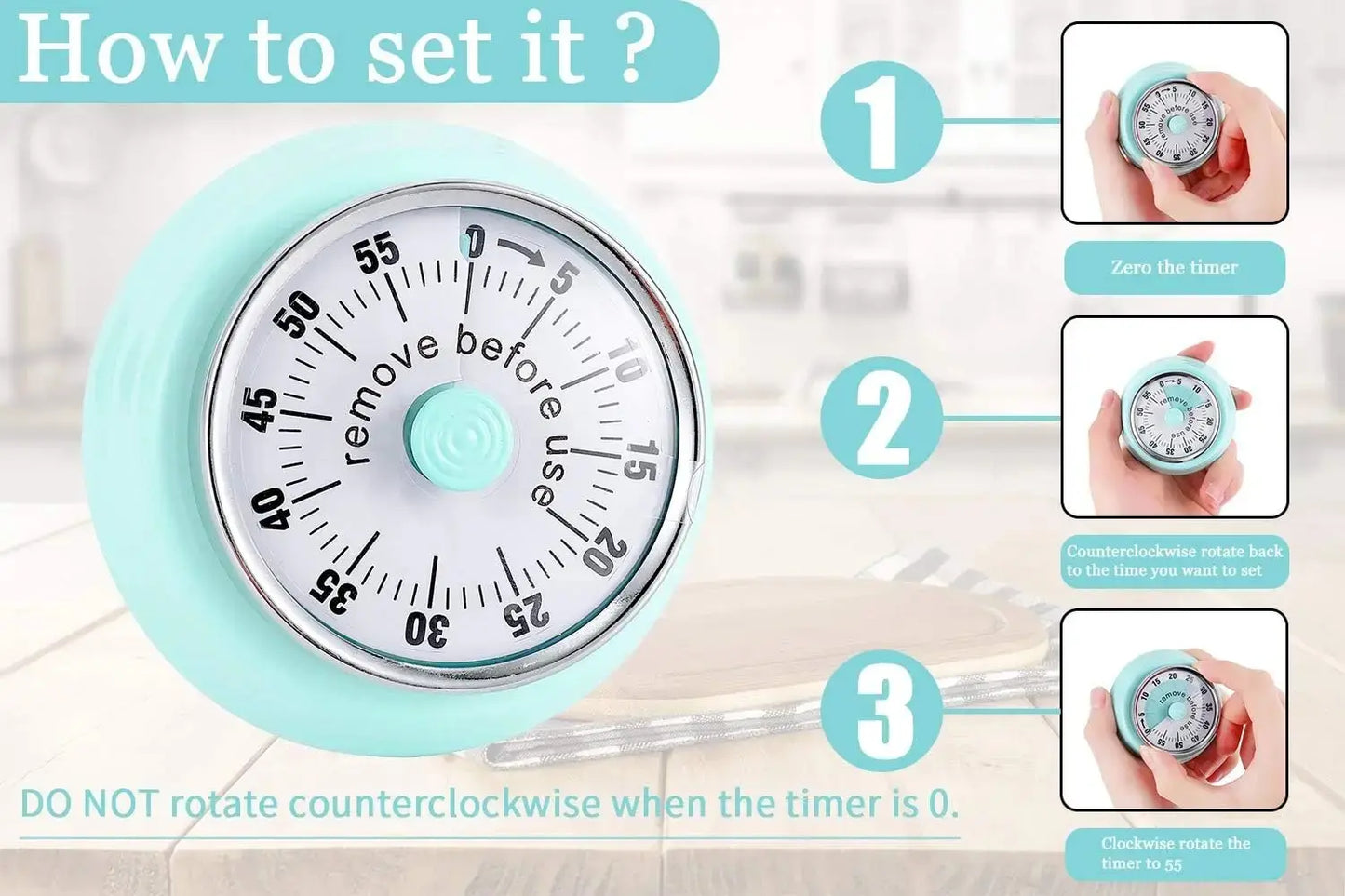 Magnetischer Küchentimer