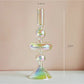 Regenbogen Glas Kerzenhalter