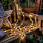Frendorf | SolarRope | Solarbetriebenes Hanfseillicht | Nachhaltige Dekobeleuchtung für Garten & Terrasse