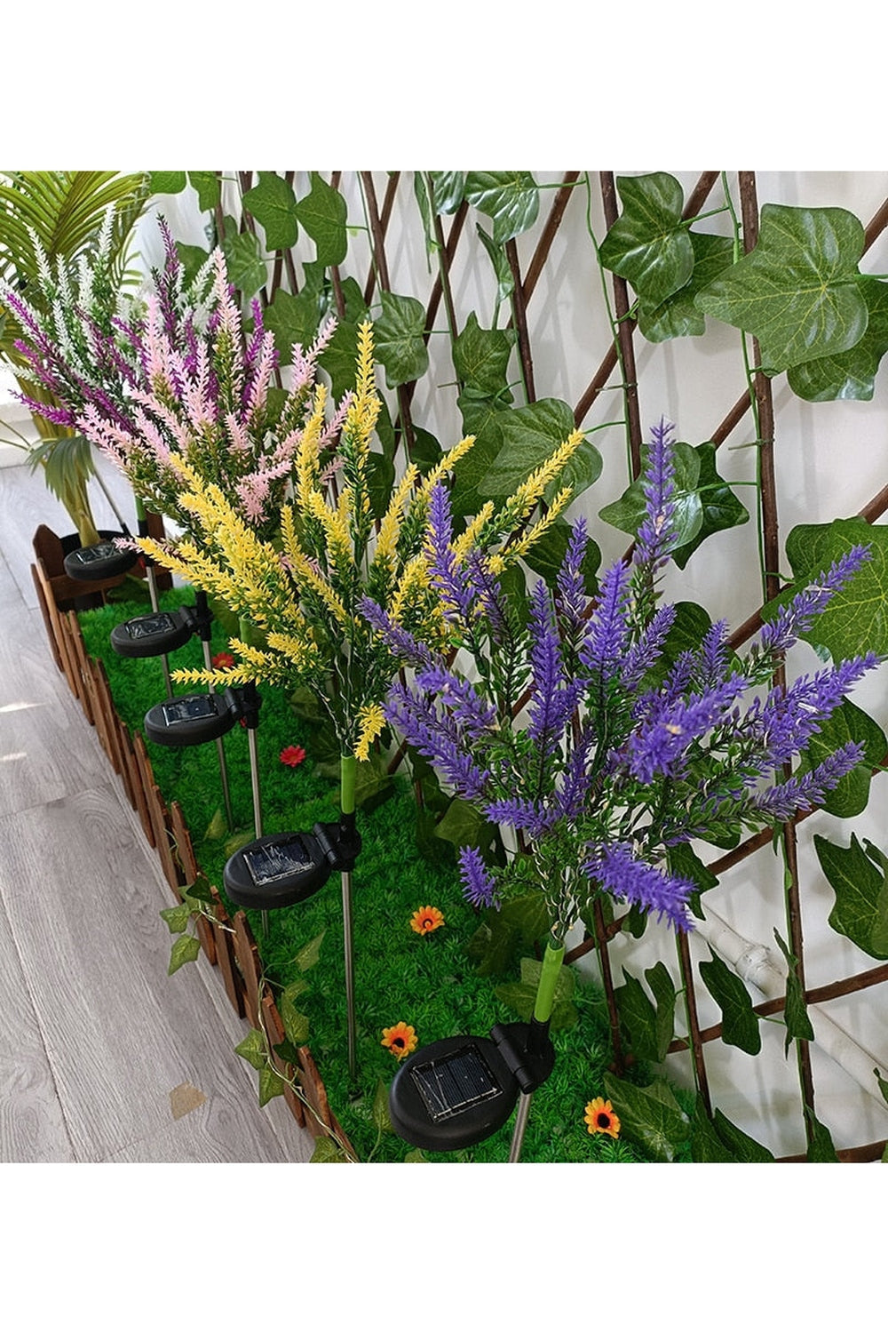 Pfad Solar Blumen Gartenlichter
