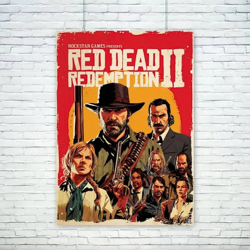 Spiel R-Rotes Totem 2 POSTER Wandbilder für Wohnzimmer Herbstdekoration