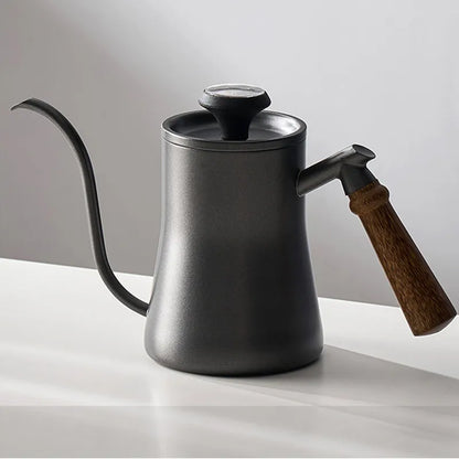 GIANXI Hand Punch Kaffeekanne Mit Deckel Tropf Schwanenhals Auslauf Kaffee Wasserkocher Lange Öffnung Kaffeemaschine Kaffee Zubehör
