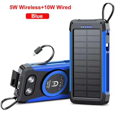 Frendorf | SolarMax Charge | Powerbank mit Solarpanel | Magnetisches Wireless Charging
