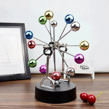 Neue Miniaturen Riesenrad Perpetuum Motion Newton Pendel Ewiges Himmelsmodell Newton Wiege Magnetische Ornamente Wohnkultur
