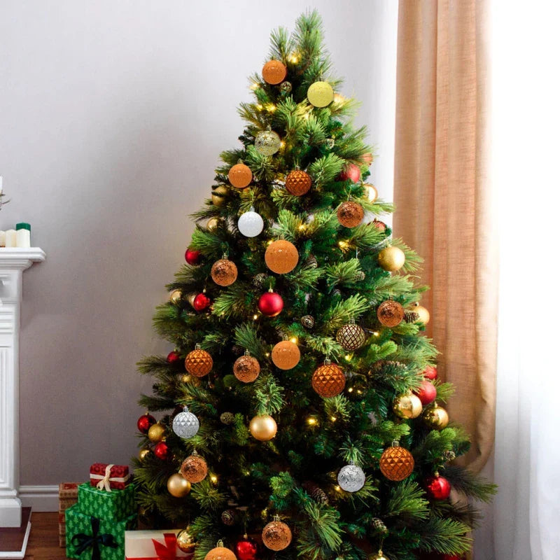 Frendorf | 12 Stück Mischmuster Weihnachtsball Baum Dekor