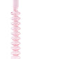 Pink Glass Taper Kerzenhalter