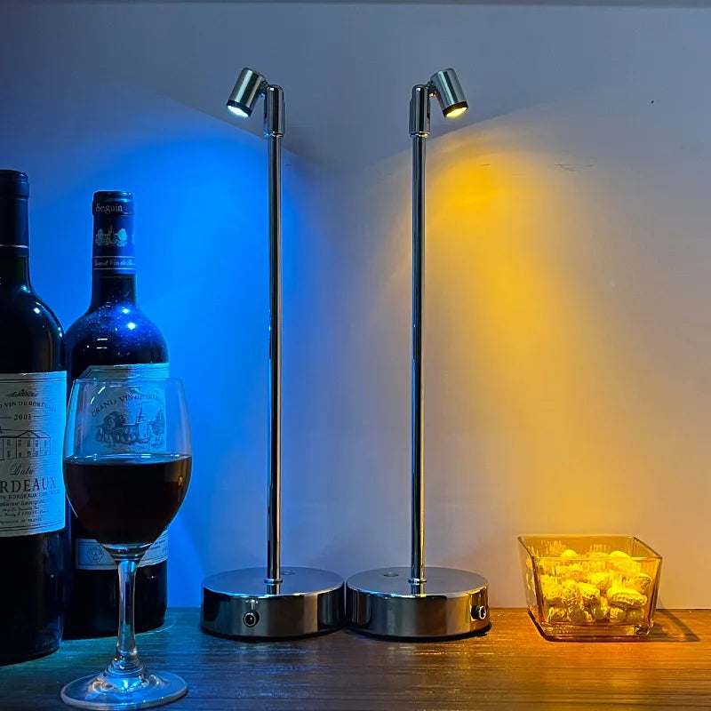 LED-Schreibtischlampe - Touch Dimming - Aufladen - Stimmungsdeko - Kleine Nachtlichter