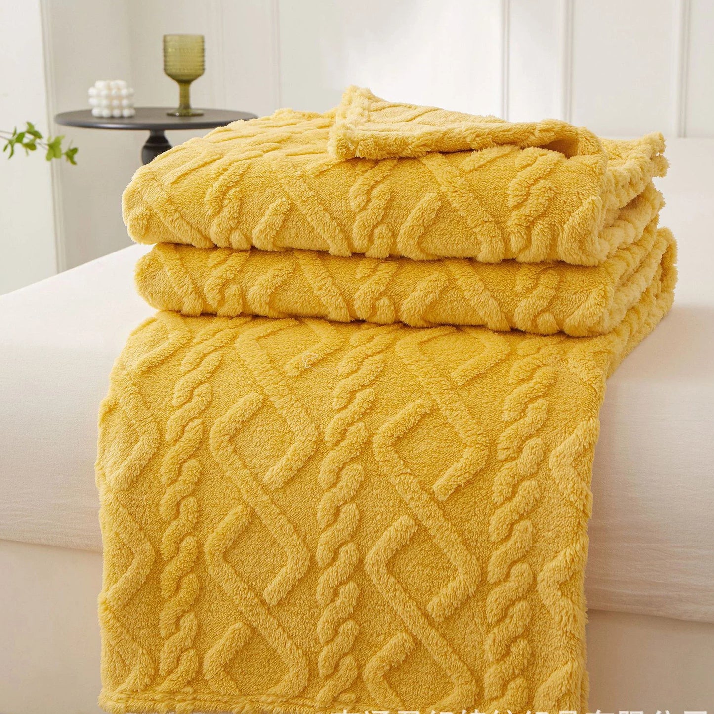 Dicke Fleece Warme Decke