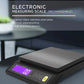 Frendorf | 5 kg/0,1 g und 10 kg/1 g digitale elektronische Küchenwaage, LCD-Display, voll wasserdichtes Edelstahl-Waagetool zum Backen