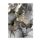 Modern Marble Texture Gold Black Posters Luxury Canvas Painting Wall Art Print Pictures for Living Room Interior Home Decoration