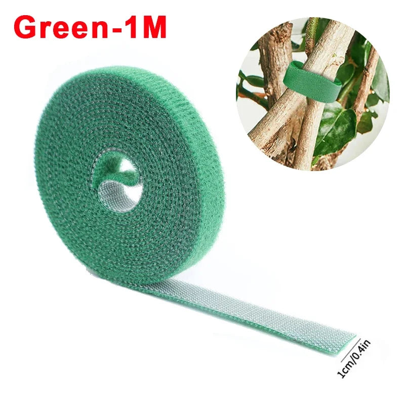 Frendorf | Nylon Kabelbinder - Wiederverwendbar und Selbstklebend für Gartenpflege