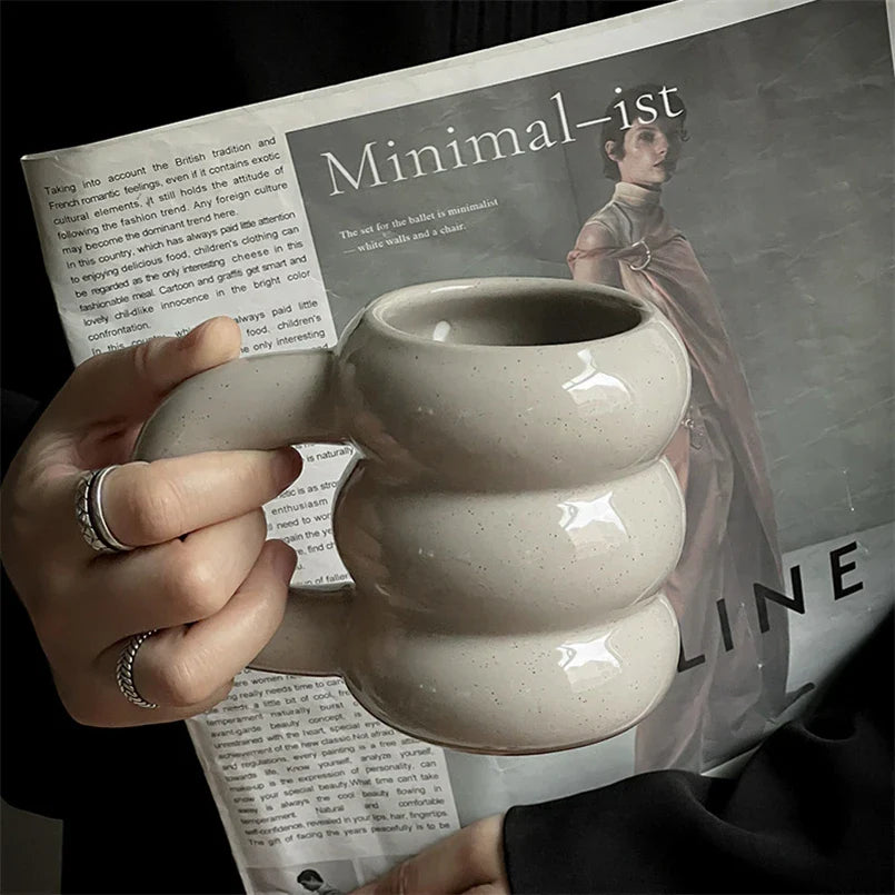 Prägung Donut Keramikbecher