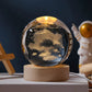 3D Mondkristallkugel Lampe