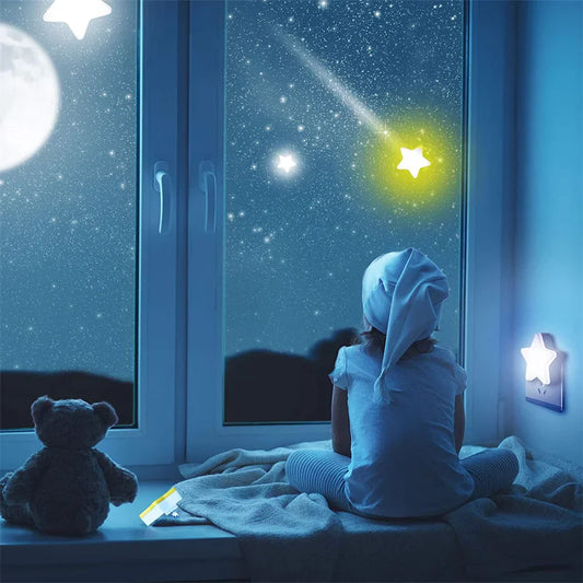 Frendorf | Süße Stern LED Steckdosen-Nachtlicht