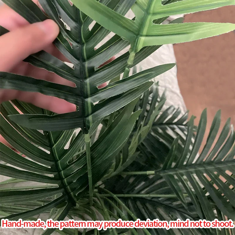 Frendorf | Großer dekorativer künstlicher Palmenbaum – Künstliche tropische Bananenblätter für Zuhause, Büro und Gartendekoration (1 Stk)