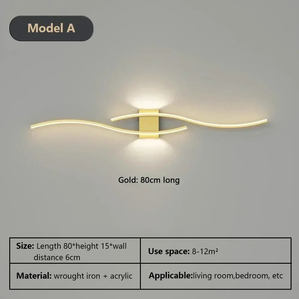 Frendorf | Moderne LED-Wandlampe – Dimmbar Up & Down Wandapplique für Schlafzimmer, Wohnzimmer und Innenräume
