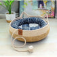 Bequeme Rattan Geflochtene Katzenbett