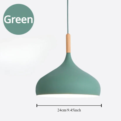 Frendorf | Moderne Macaron Pendelleuchte – Einstellbare Einzelne Kronleuchter für Schlafzimmer, Restaurant und Büro