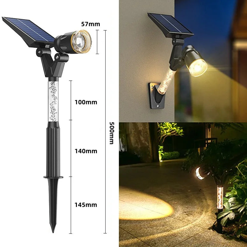 Frendorf | Solar LED Garten Haus Außenweg Spotlights