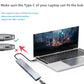 Thunderbolt 3 USB-C Hub mit HDMI, PD, SD/TF für MacBook Air M1 und iPad Pro