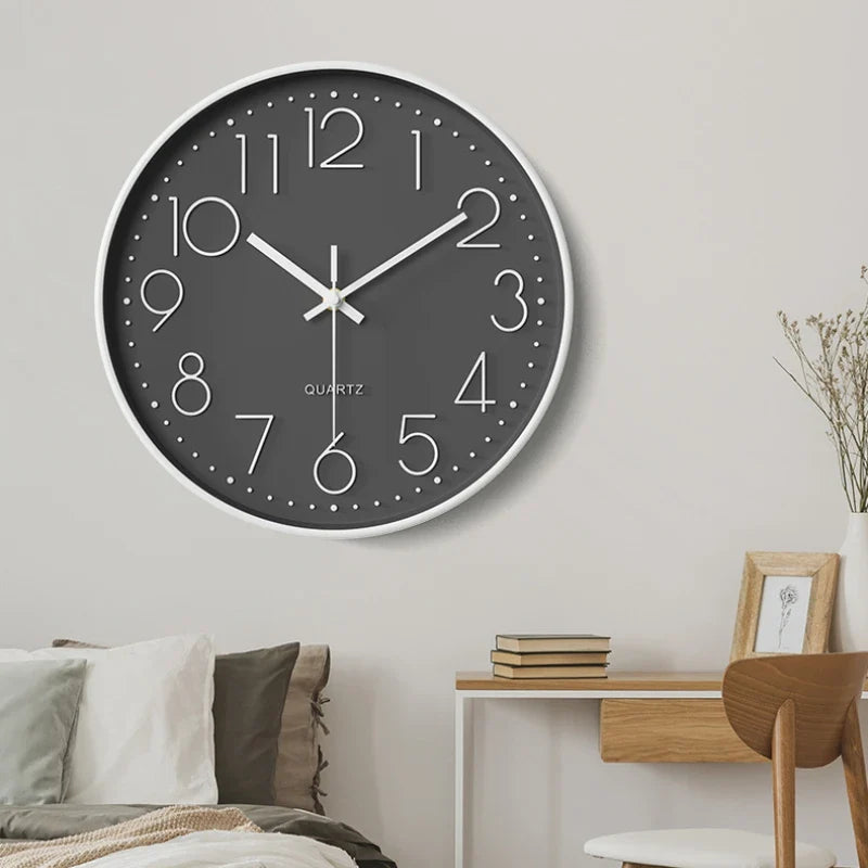 Moderne Minimalistische Nordische Wanduhr
