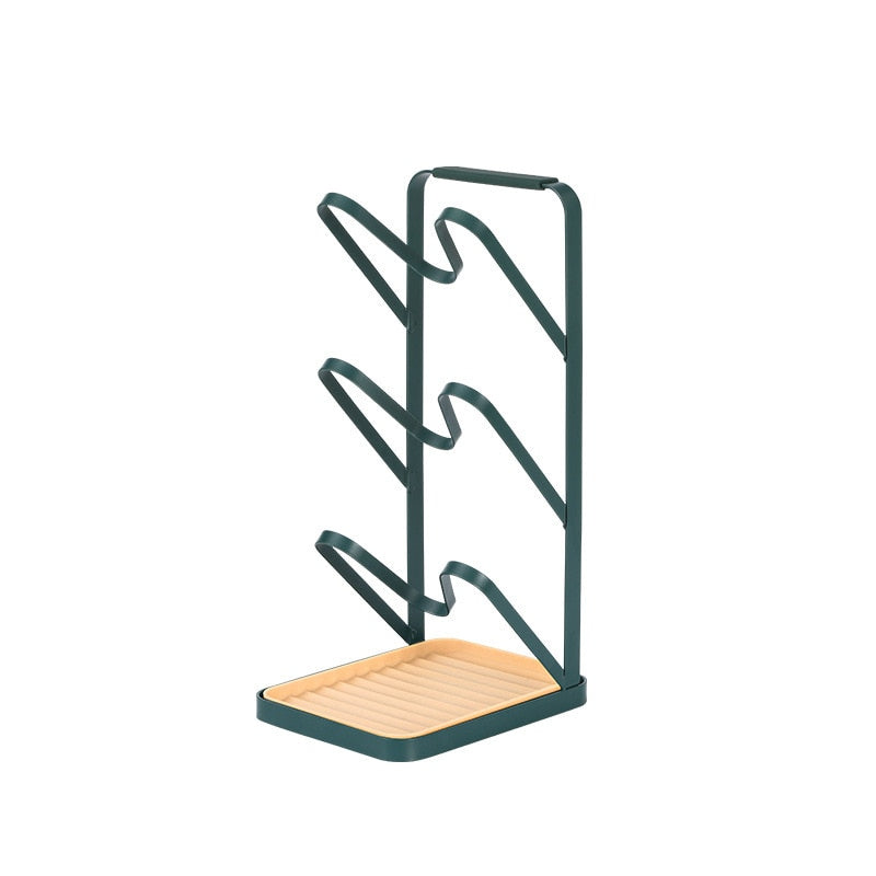 Frendorf | 3-Schicht Topfdeckelhalter Regal