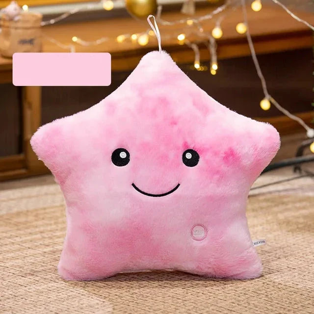 LED Stern Plüschlicht - Weiches Leuchtsternkissenpuppe, Stofftier für Kinder & Wohnkultur, Perfektes Geburtstagsgeschenk