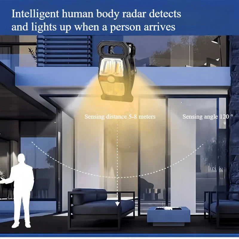 Frendorf | Solarbetriebene Super Helle Wasserdichte Lampe