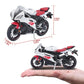 1:18 Maßstab Yamaha R6 Legierungsroller Sportbike Figuren Diecasts Kinder Spielzeug Motorrad Rennmodell Nachbildungen Sammlergeschenk für Jungen