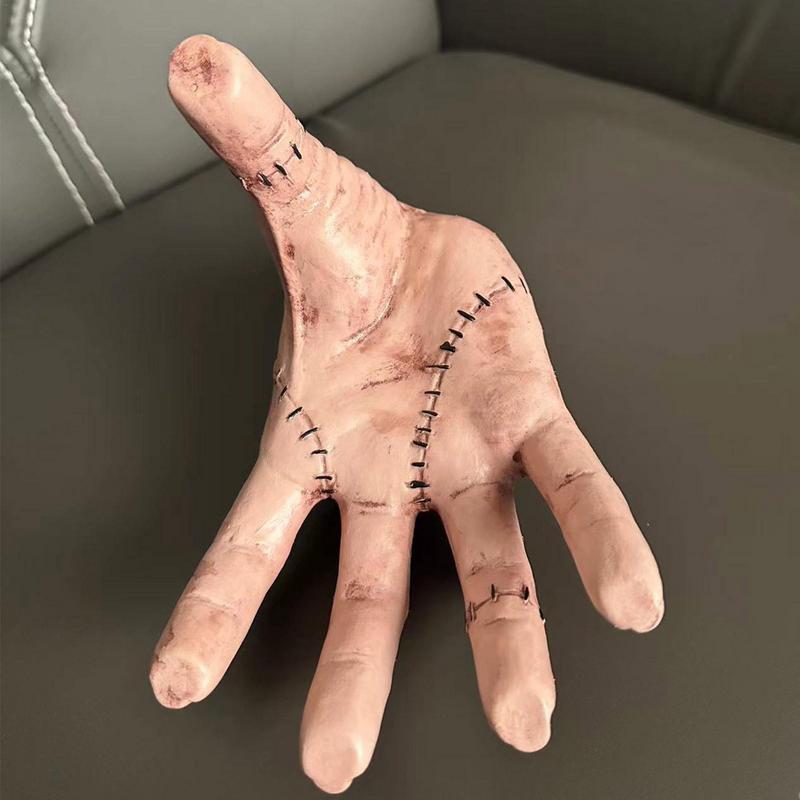 Halloween Dekoration Prop Spielzeug von Wednesday Addams und Thing Hand für Zuhause