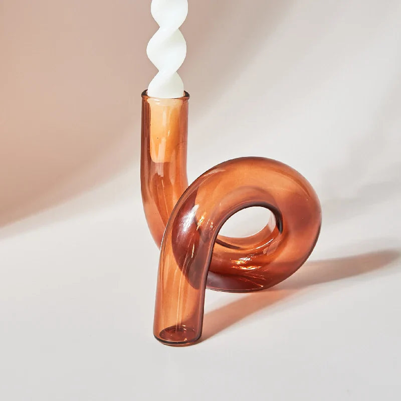 Glasvasen, transparente Blumenvase, Kerzenhalter, Mittelstücke für Hochzeiten, Heimdekoration, Tischdekoration, Kerzenhalter