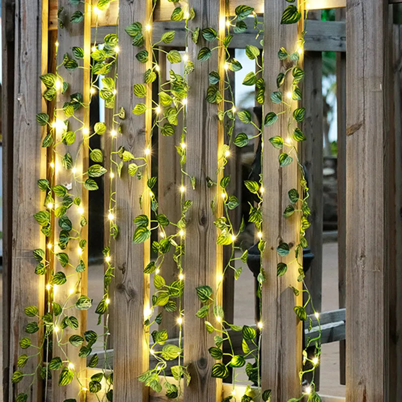 Gartenreben-LED-Lichterkette