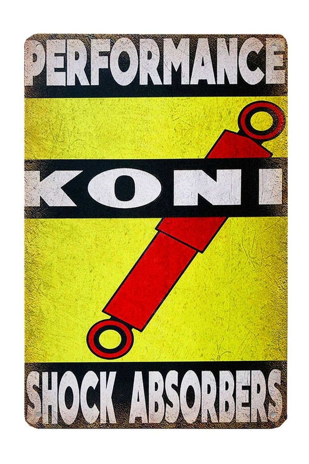 Retro Auto Service Metallposter