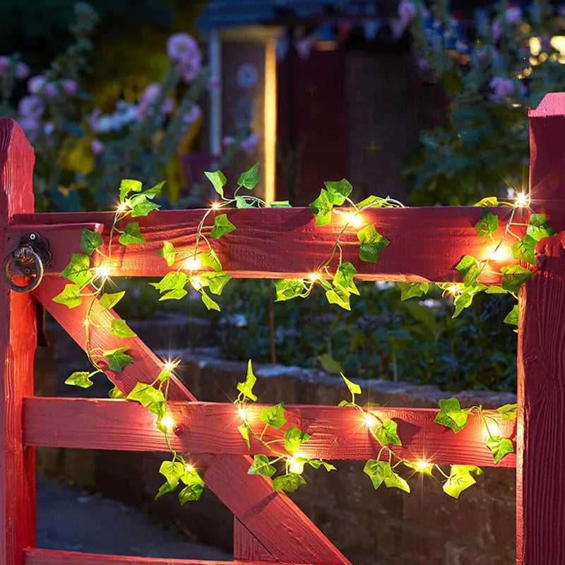 Gartenreben-LED-Lichterkette