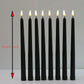 Frendorf - Schwarze LED-Teelichter ohne Flamme mit Fernbedienung für eine unvergessliche Atmosphäre