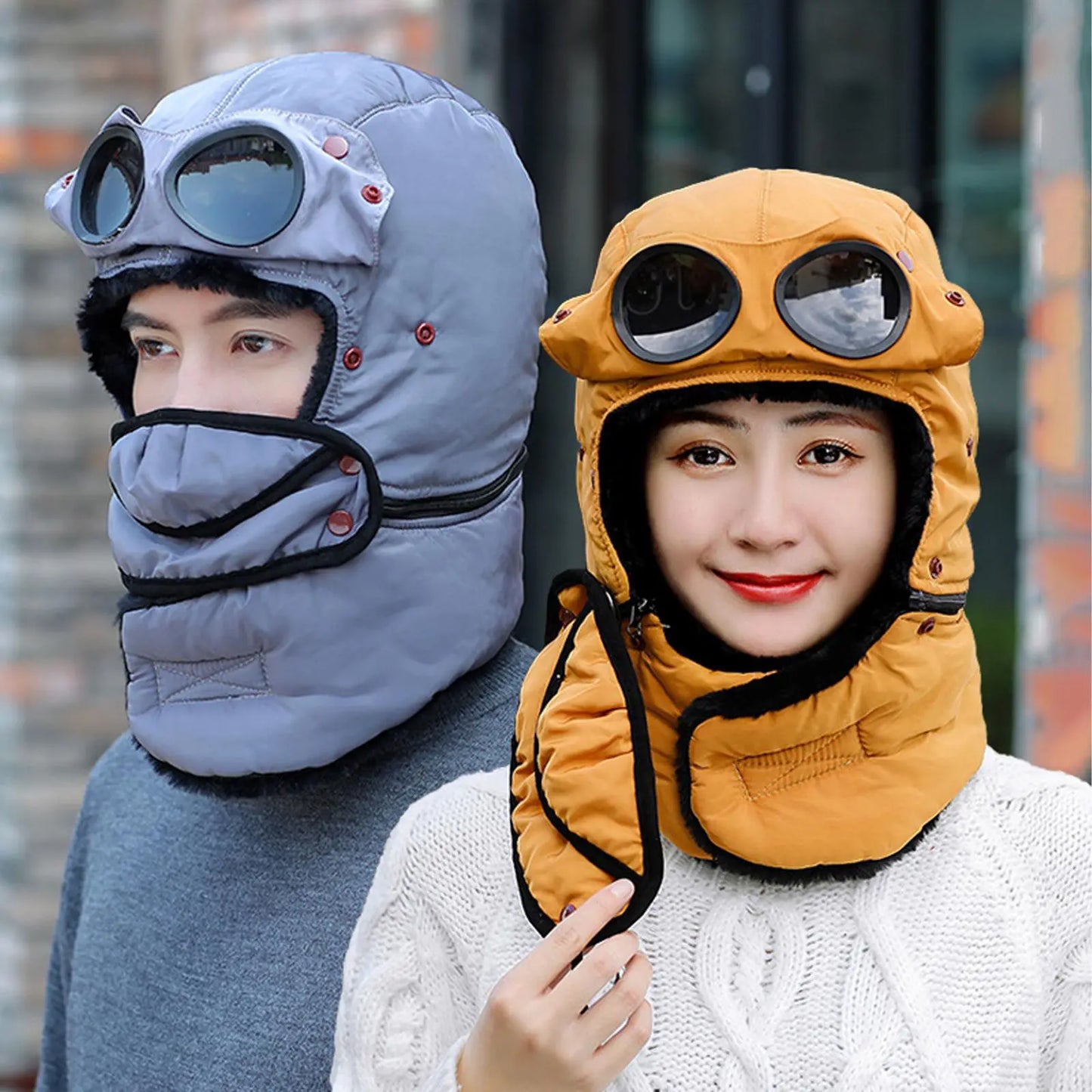 Polar Vision Thermo Winddichte Gesichtsbedeckung Mütze
