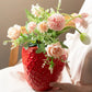Hässliche Erdbeer Vase