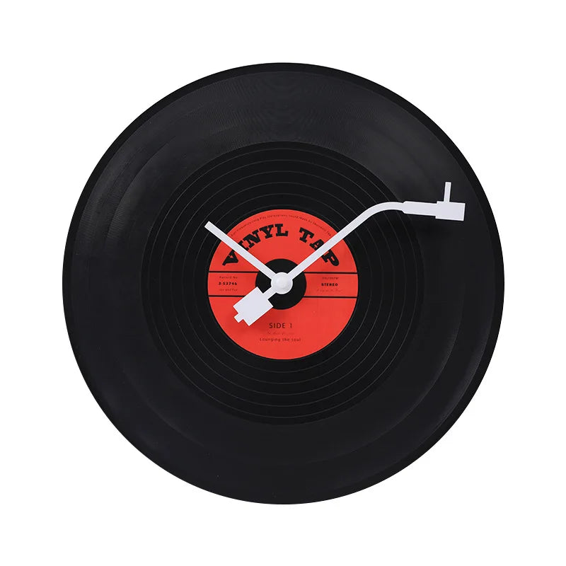 Musical Vinyl Record Wall Clock