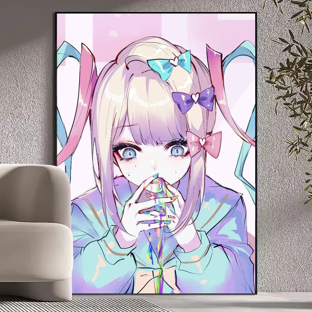 Needy Girl Overdose Game Poster Prints Wall Pictures Living Room Home Decoration