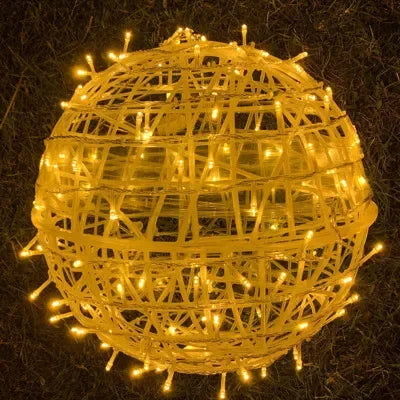 Sphere - Rattan Festbeleuchtung