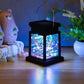 LED Retro Flackernde Hängelaterne: Helle Gehwegdekoration Solar Lampe für Außenpalastbeleuchtung