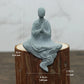 Frendorf | TranquilStone Buddha Figuren Set | Meditative Mönchs Statuen | Zen Garten Dekoration | Achtsamkeit & Feng Shui Deko für Zuhause