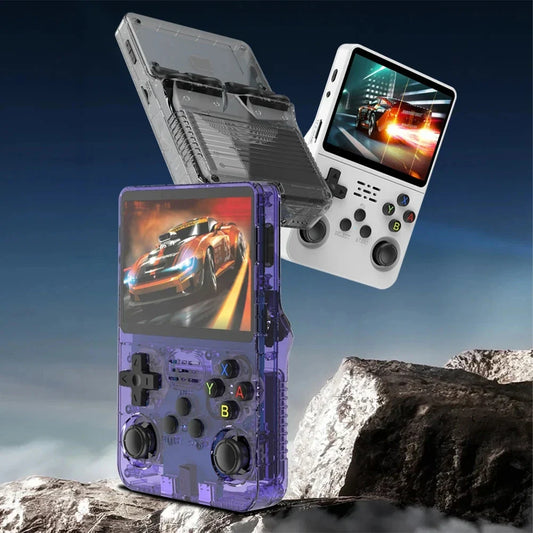 Frendorf | R36S Handheld Retro-Spielkonsole Linux-System Bildschirm Tragbarer Taschen-Video-Player 128GB