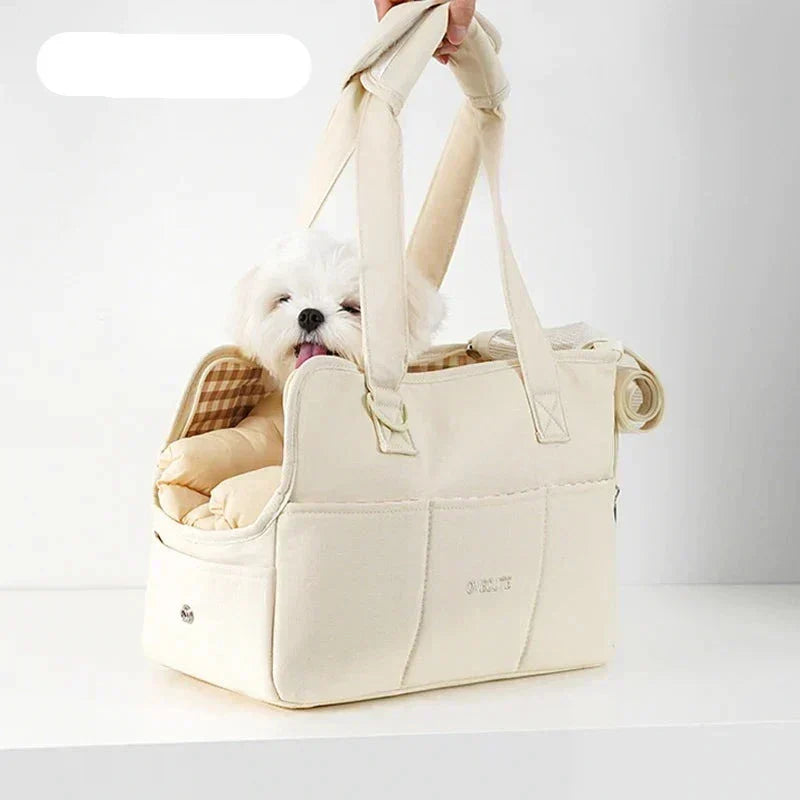 Frendorf | LuxCarry – Robuste & sichere Reisetasche für kleine Hunde und Katzen | Leicht, atmungsaktiv & stylisch