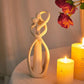 Frendorf | LoveSculpt Sandstein Liebhaber Statue | Hochzeitsdeko | Valentinstag Geschenk | Romantische Heimdekoration