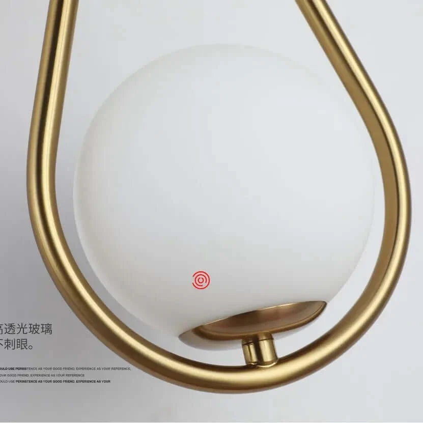 Drop Luxus Glas Ballen Wandlampe