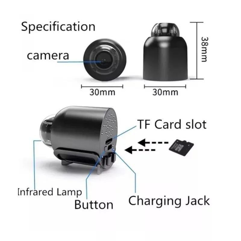 Frendorf | Mini 5G Wireless Wifi Kamera 1080P HD