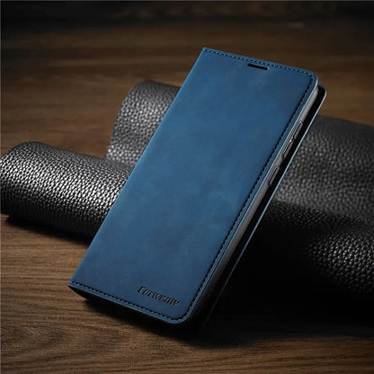 Frendorf |  iPhone Hülle: Magnetische Leder Tasche für stilvollen Schutz